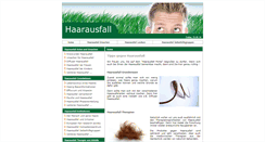 Desktop Screenshot of der-haarausfall.net
